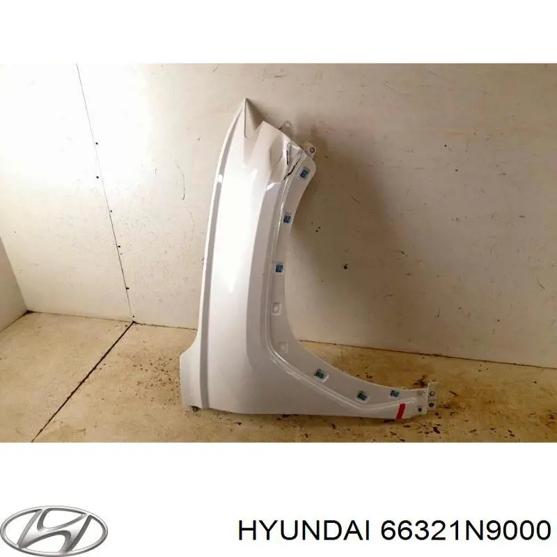 66321N9000 Hyundai/Kia Pára-lama dianteiro direito