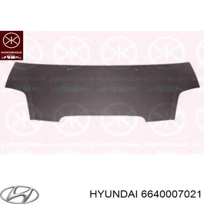 Capota Hyundai/Kia 6640007021 preço, a partir de 210,74 USD