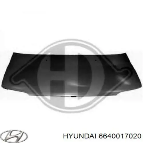 Capota Hyundai/Kia 6640017020 preço, a partir de 208,79 USD