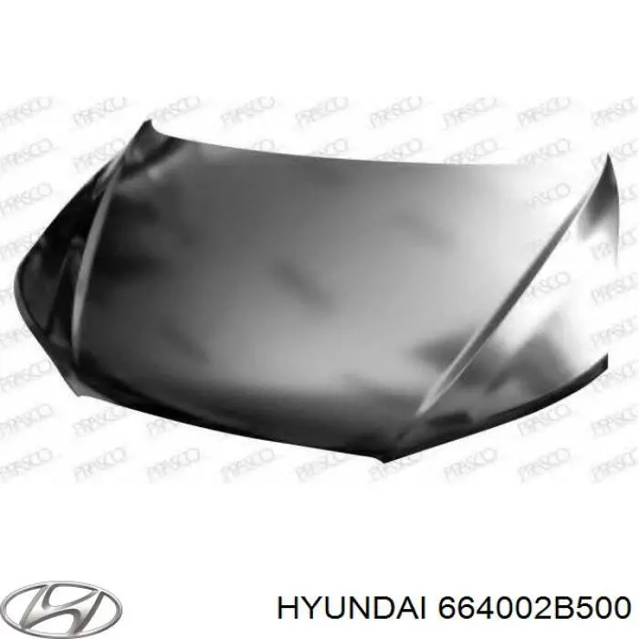 Capota Hyundai/Kia 664002B500 preço, a partir de 217,08 USD