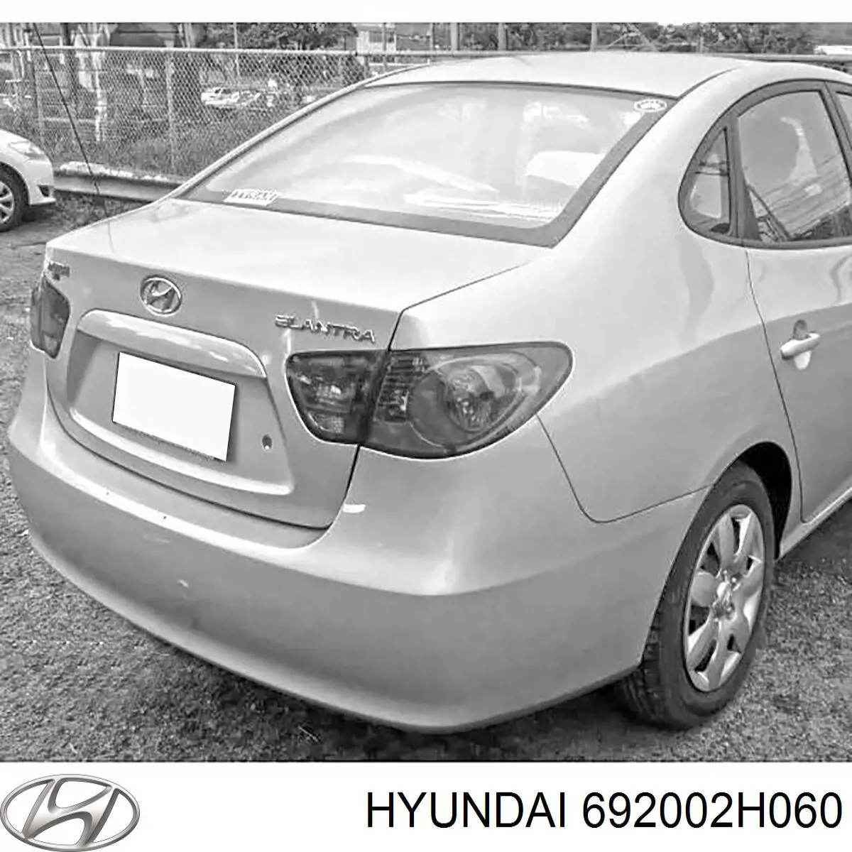 Tampa de porta-malas Hyundai Elantra IV HD