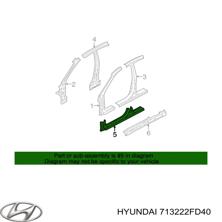 Acesso externo direito KIA Cerato I LD