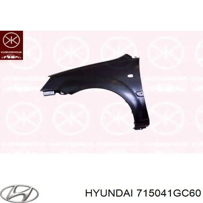Compre 715041GC60 Hyundai/Kia Pára-lama traseiro direito