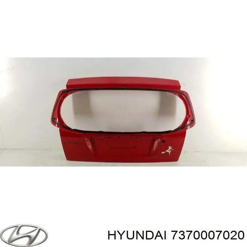 7370007020 Hyundai/Kia Porta traseira (3ª/5ª porta-malas (tampa de alcapão)