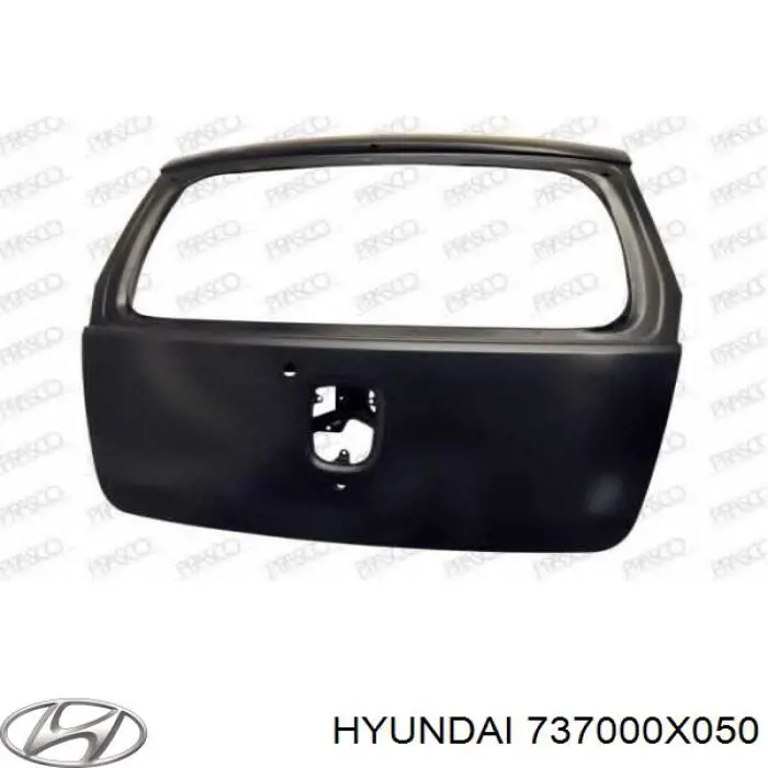 737000X050 Hyundai/Kia Porta traseira (3ª/5ª porta-malas (tampa de alcapão)