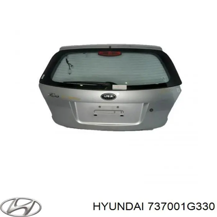  Porta traseira (3ª/5ª porta-malas (tampa de alcapão) KIA Rio II hatchback (JB) (2005 - 2011) II