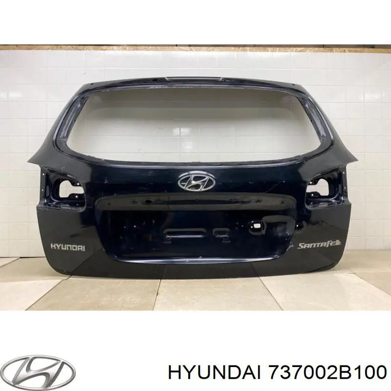 737002B100 Hyundai/Kia Porta traseira (3ª/5ª porta-malas (tampa de alcapão)