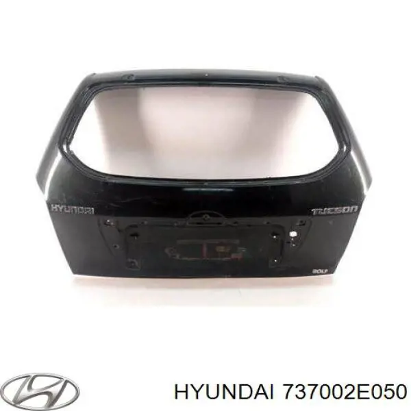 737002E050 Hyundai/Kia Porta traseira (3ª/5ª porta-malas (tampa de alcapão)