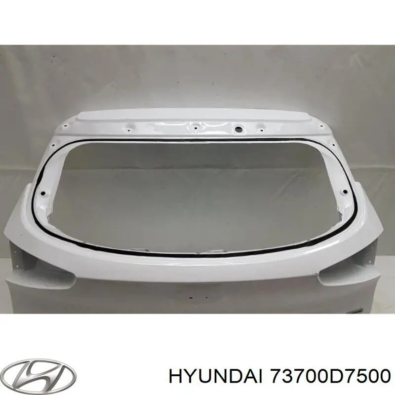 73700D7500 Hyundai/Kia Porta traseira (3ª/5ª porta-malas (tampa de alcapão)