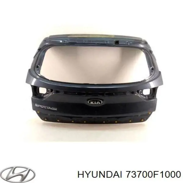 73700F1000 Hyundai/Kia Porta traseira (3ª/5ª porta-malas (tampa de alcapão)