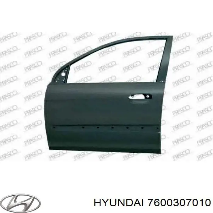 7600307010 Hyundai/Kia Porta dianteira esquerda