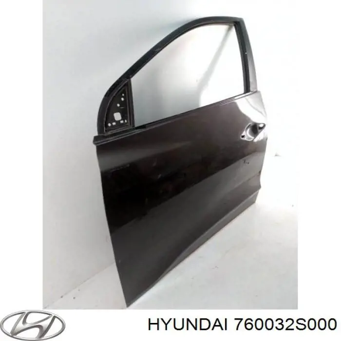 760032S000 Hyundai/Kia Porta dianteira esquerda