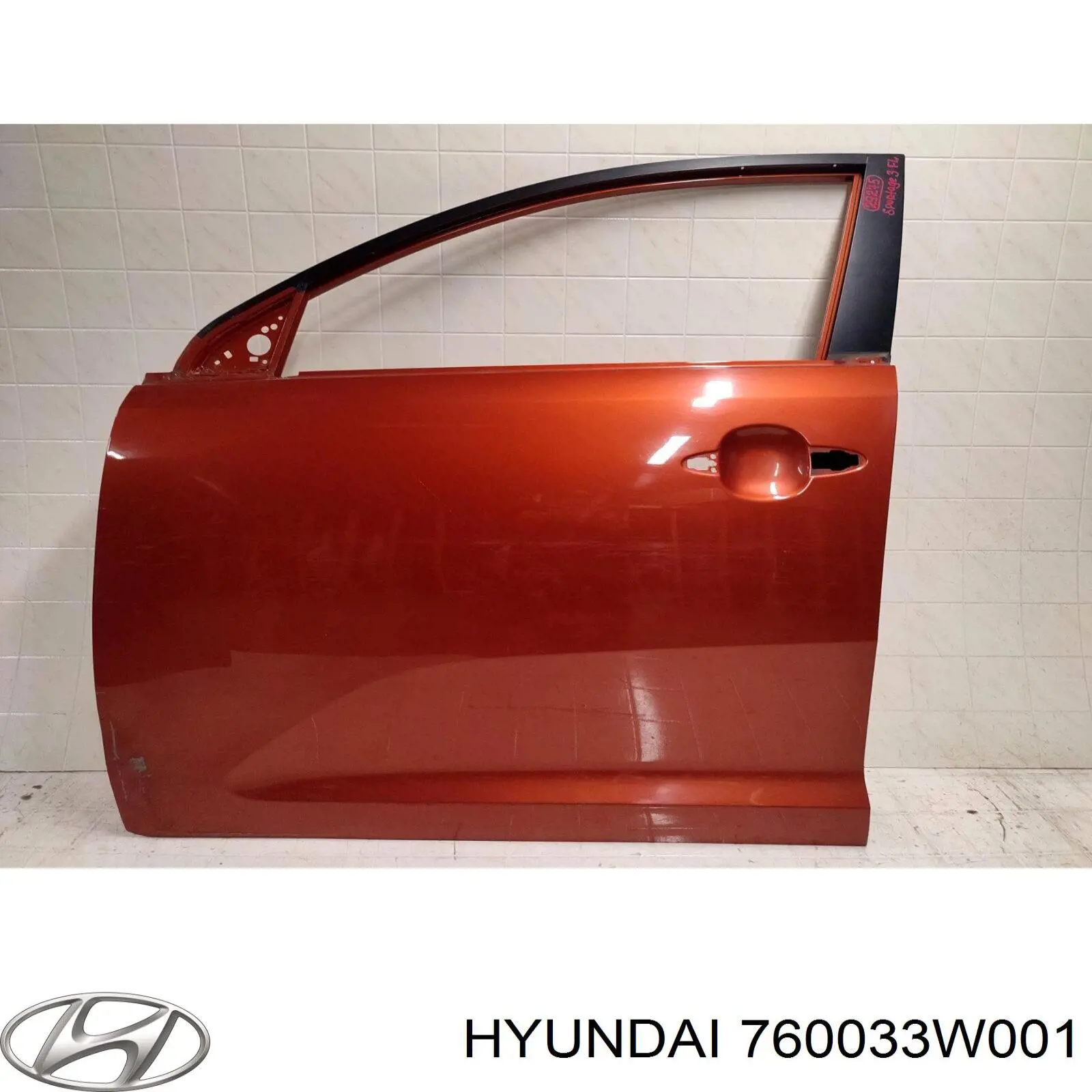 760033W001 Hyundai/Kia Porta dianteira esquerda