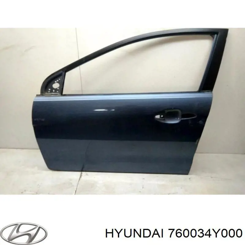 760034Y000 Hyundai/Kia Porta dianteira esquerda