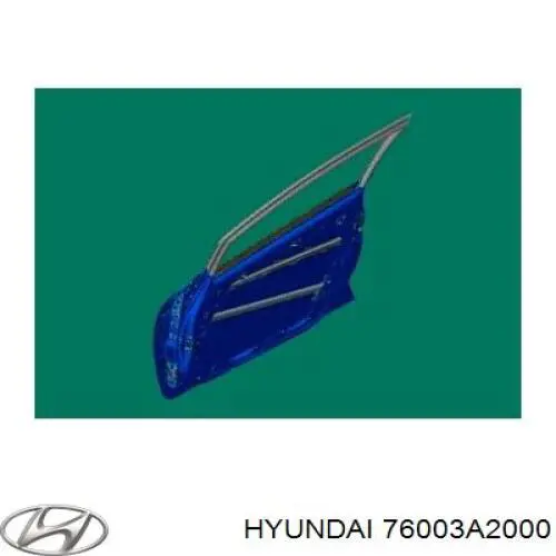 Porta dianteira esquerda Hyundai/Kia 76003A2000 preço, a partir de 594,20 USD