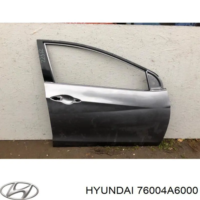 76004A6000 Hyundai/Kia Porta dianteira direita