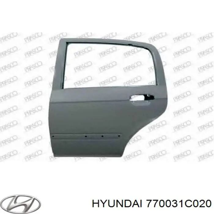 Porta traseira esquerda Hyundai/Kia 770031C020 preço, a partir de 187,28 USD