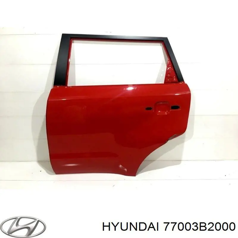 77003B2000 Hyundai/Kia Porta traseira esquerda