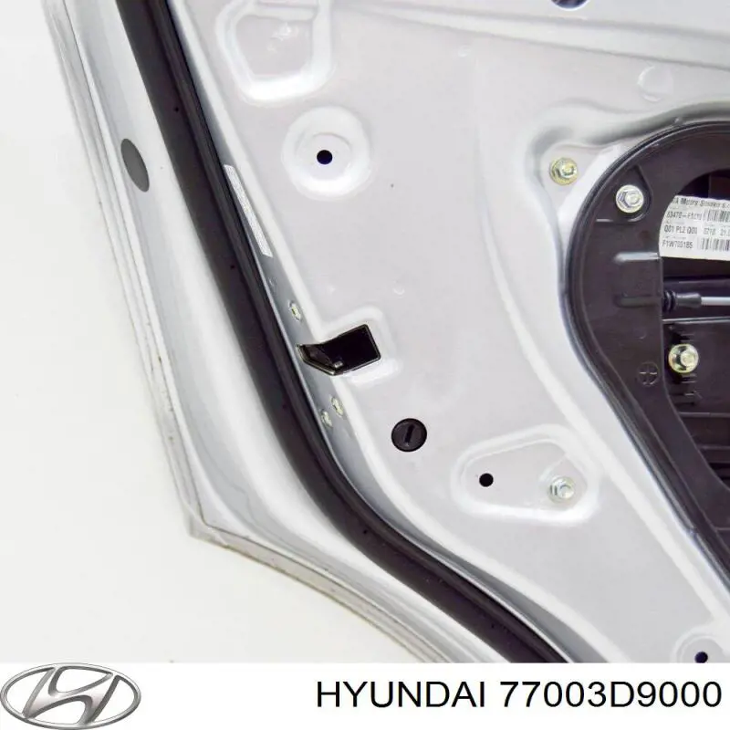 77003D9000 Hyundai/Kia Porta traseira esquerda