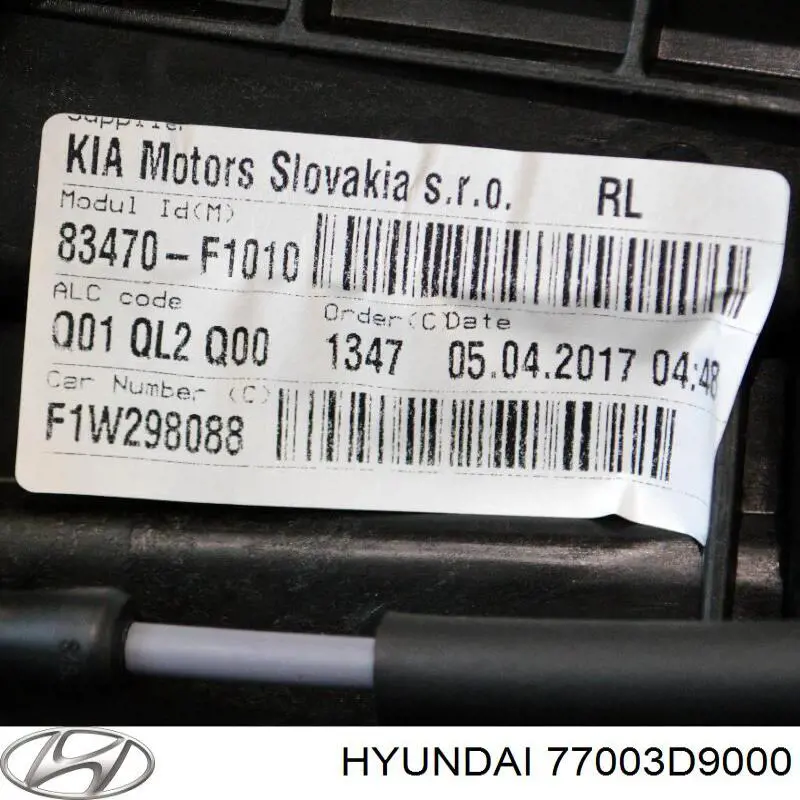 Porta traseira esquerda Hyundai/Kia 77003D9000 preço, a partir de 480,24 USD
