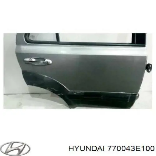 Porta traseira direita Hyundai/Kia 770043E011 preço, a partir de 196,59 USD