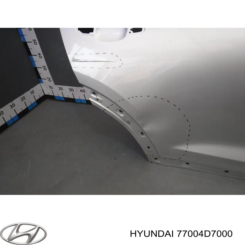 77004D7000 Hyundai/Kia Porta traseira direita