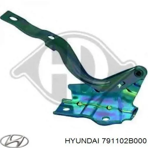 791102B000 Hyundai/Kia Gozno da capota esquerdo