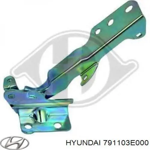 791103E000 Hyundai/Kia Gozno da capota esquerdo