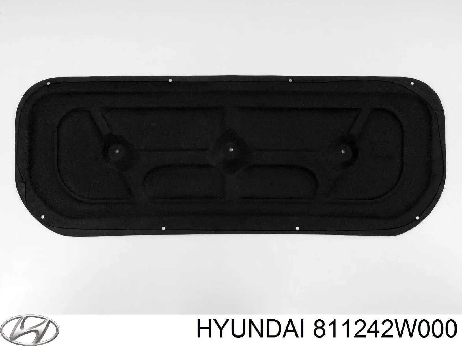 Isolamento de ruído da capota Hyundai Santa Fe III DM