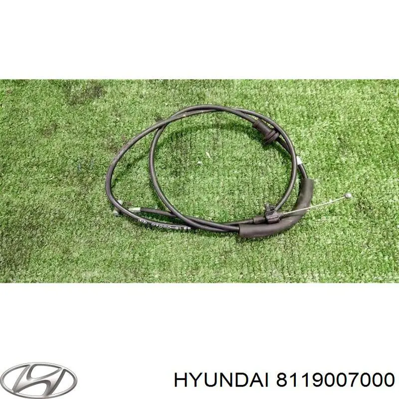 8119007000 Hyundai/Kia Cabo traseiro de abertura da capota