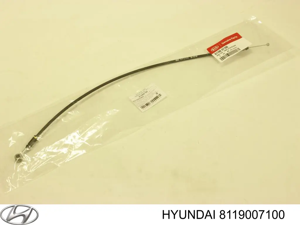 8119007100 Hyundai/Kia Cabo dianteiro de abertura da capota