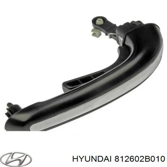 812602B010 Hyundai/Kia Puxador externo de tampa de porta-malas (de 3ª/5ª porta traseira)