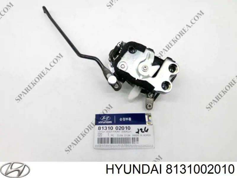 8131002010 Hyundai/Kia Fecho da porta dianteira esquerda