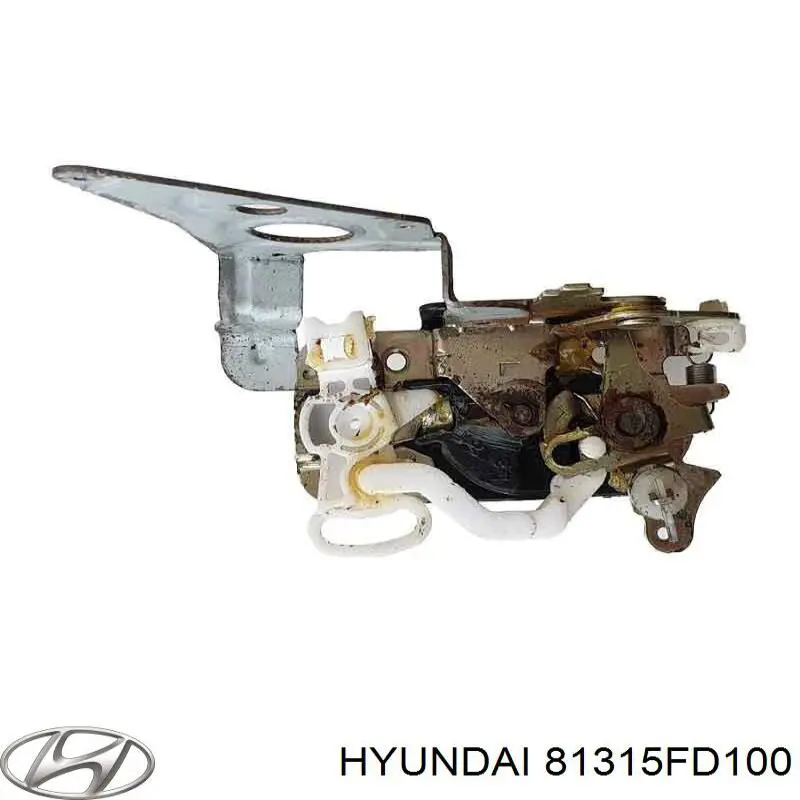 81315FD100 Hyundai/Kia Fecho da porta dianteira esquerda