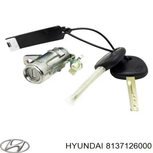 Compre 8137126000 Hyundai/Kia Cabo (pedal) de abertura do fecho da porta dianteira esquerda