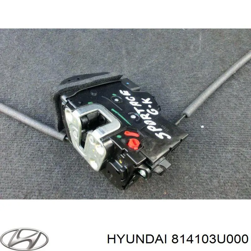 814103U000 Hyundai/Kia Fecho da porta traseira esquerda