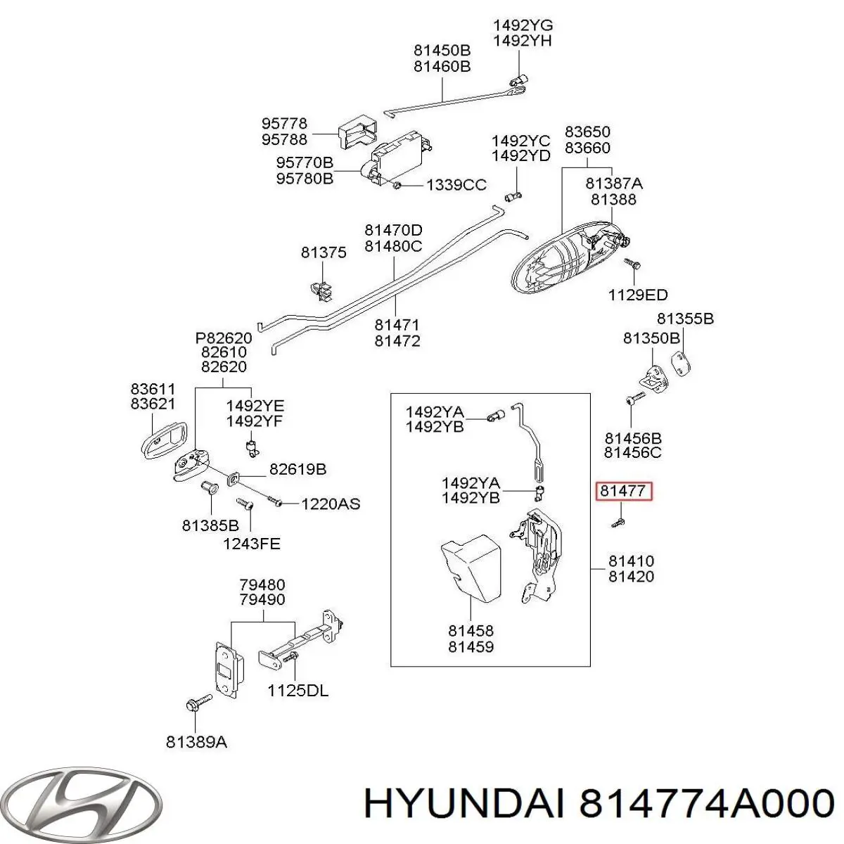  Hyundai/Kia 814773C000 preço, a partir de  
