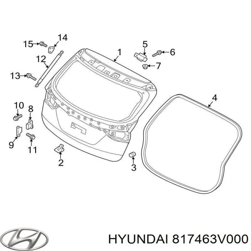  Hyundai/Kia 817463V000 preço, a partir de  USD