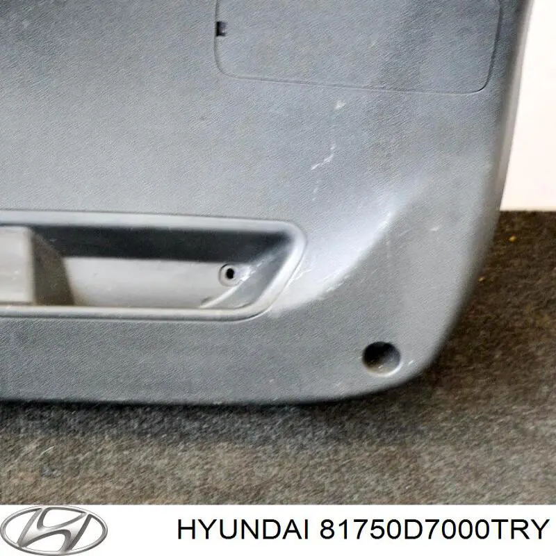 Revestimento (cobrimento) de tampa de porta-malas (de 3ª/5ª porta traseira) Hyundai/Kia 81750D7000TRY preço, a partir de 239,25 USD