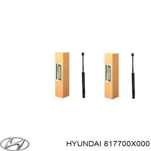 Compre 817700X000 Hyundai/Kia Amortecedor de tampa de porta-malas (de 3ª/5ª porta traseira)