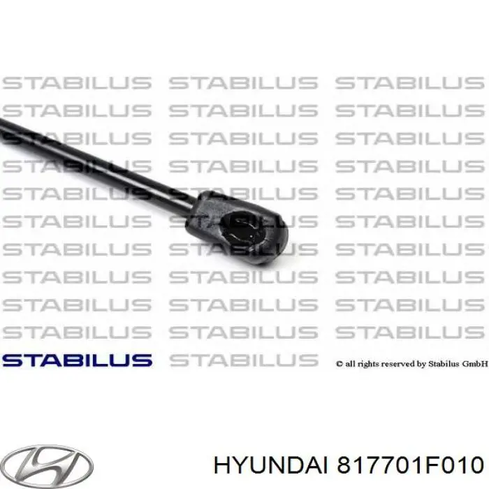 Compre 817701F010 Hyundai/Kia Amortecedor de tampa de porta-malas (de 3ª/5ª porta traseira)