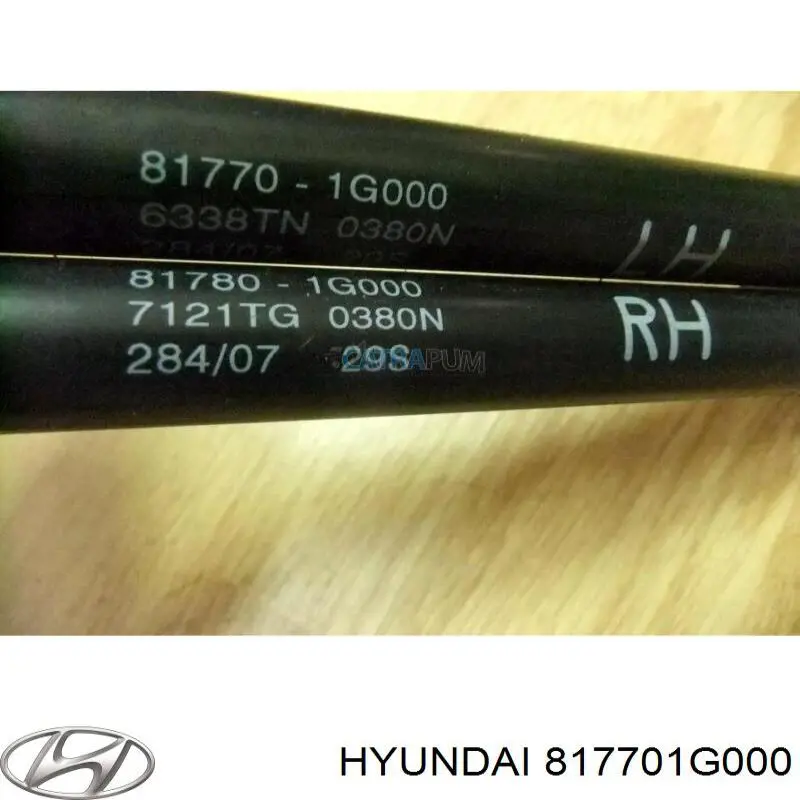 Amortecedor de tampa de porta-malas (de 3ª/5ª porta traseira) Hyundai/Kia 817701G000 preço, a partir de 26,16 USD