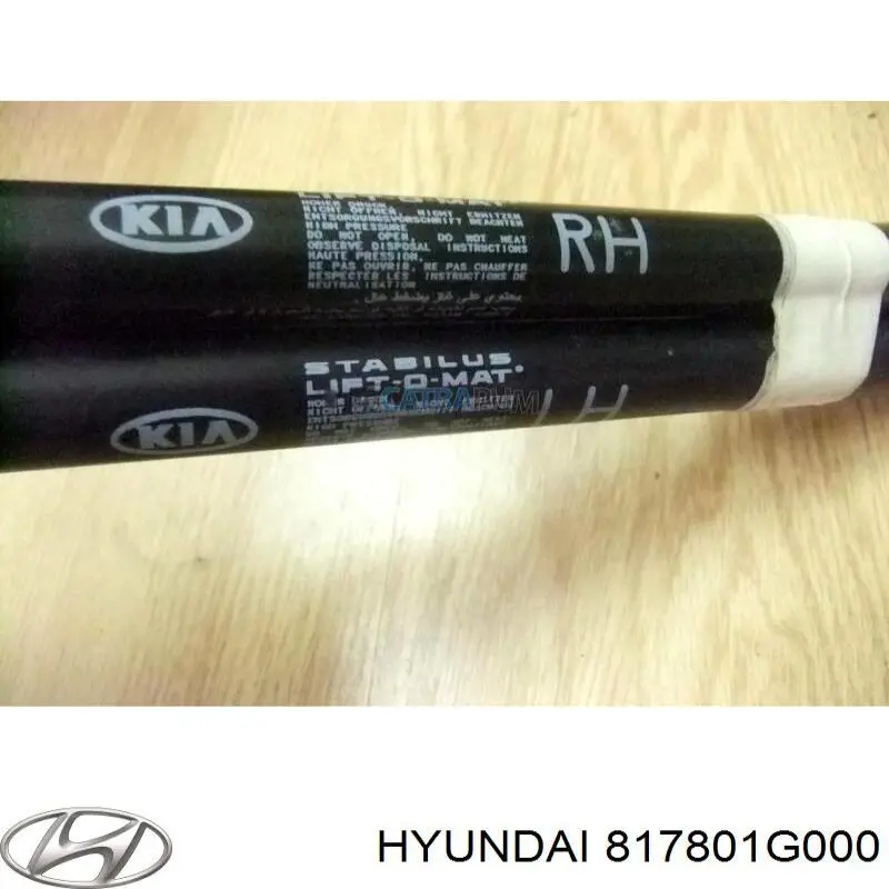 Compre 817801G000 Hyundai/Kia Amortecedor de tampa de porta-malas (de 3ª/5ª porta traseira)
