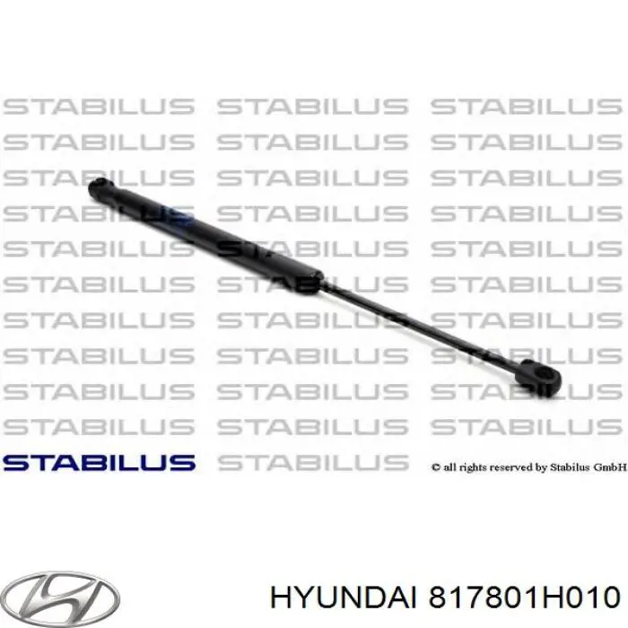 817801H010 Hyundai/Kia Amortecedor de tampa de porta-malas (de 3ª/5ª porta traseira)