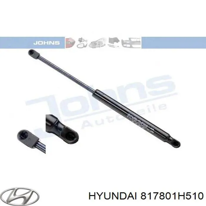 Amortecedor de tampa de porta-malas (de 3ª/5ª porta traseira) Hyundai/Kia 817801H510 preço, a partir de 17,94 USD