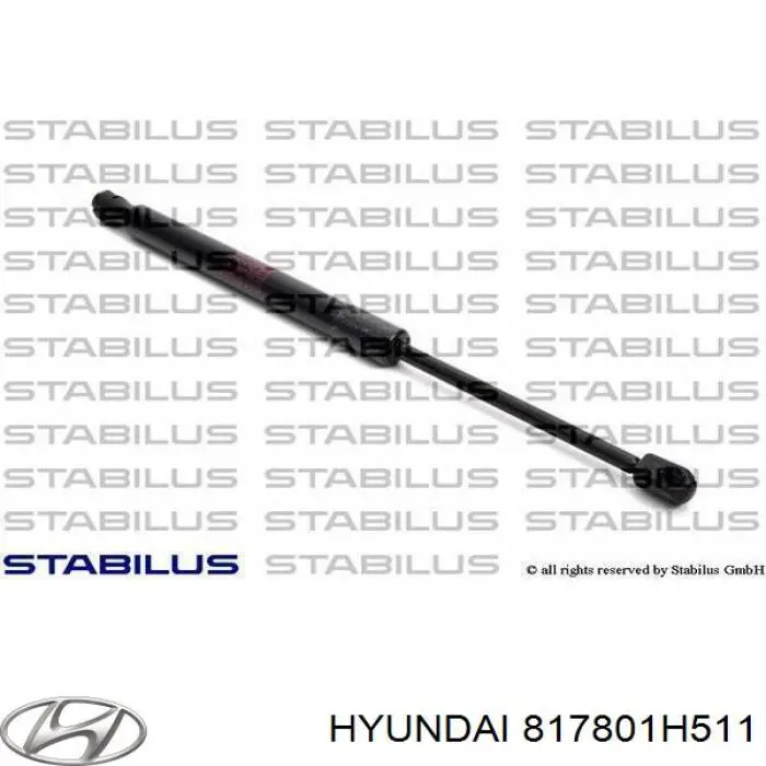 Amortecedor de tampa de porta-malas (de 3ª/5ª porta traseira) Hyundai/Kia 817801H511 preço, a partir de 76,28 USD