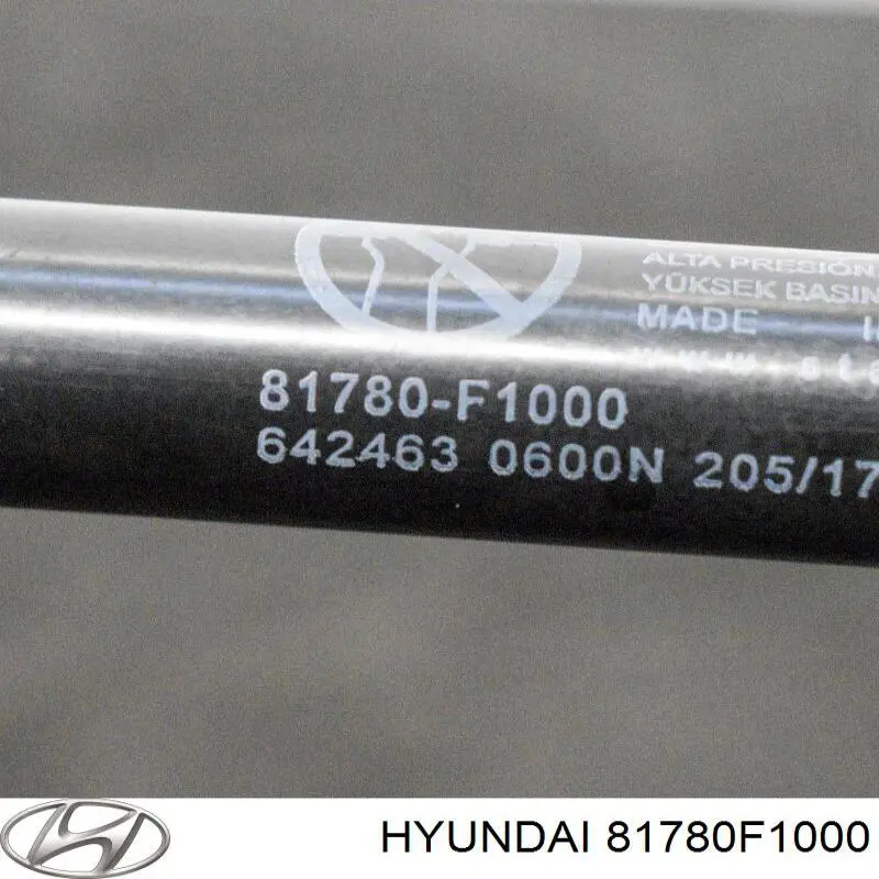 81780F1000 Hyundai/Kia Amortecedor de tampa de porta-malas (de 3ª/5ª porta traseira)
