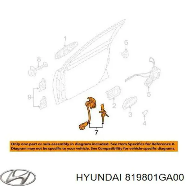 819801GA00 Hyundai/Kia 