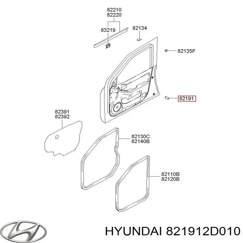 Pára-choque (grade de proteção) da capota Hyundai/Kia 821912D010 preço, a partir de 3,37 USD