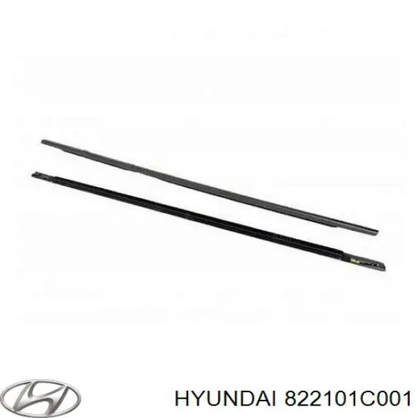Compactador externo de vidro da porta dianteira esquerda (chapa) Hyundai/Kia 822101C002 preço, a partir de 25,63 USD